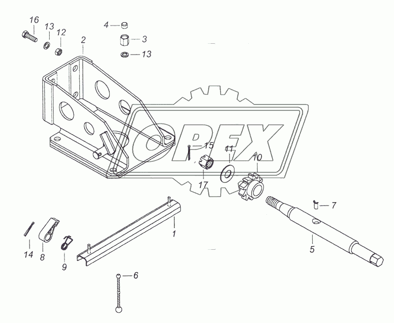 4308-3105010-50 Установка держателя запасного колеса